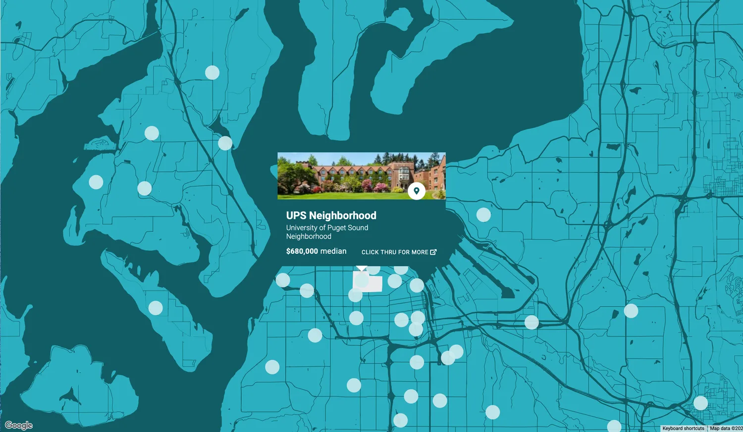 Tacoma neighborhoods interactive map